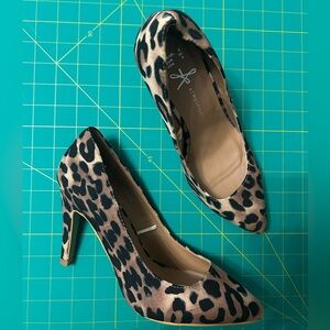 Leopard print heels